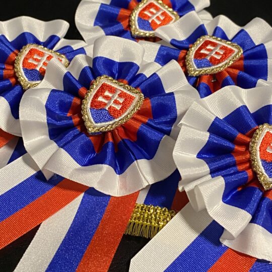 Slovenská kokarda so štátnym znakom